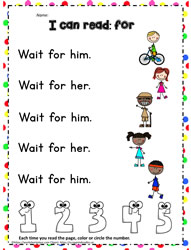 Sight Word to Read - for